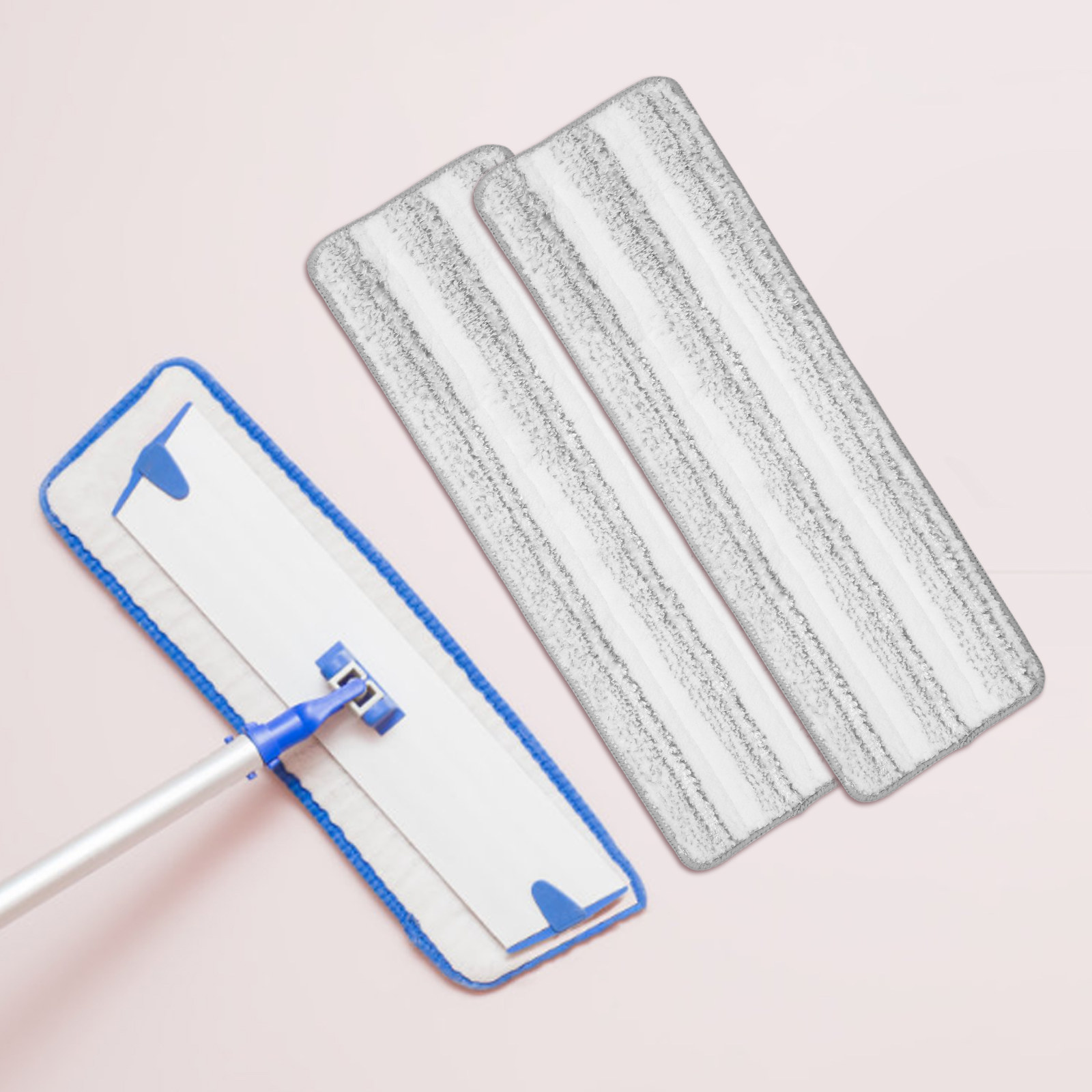 Home Office Marketing - 2Pcs Mop Pad Replacements Flat Floor