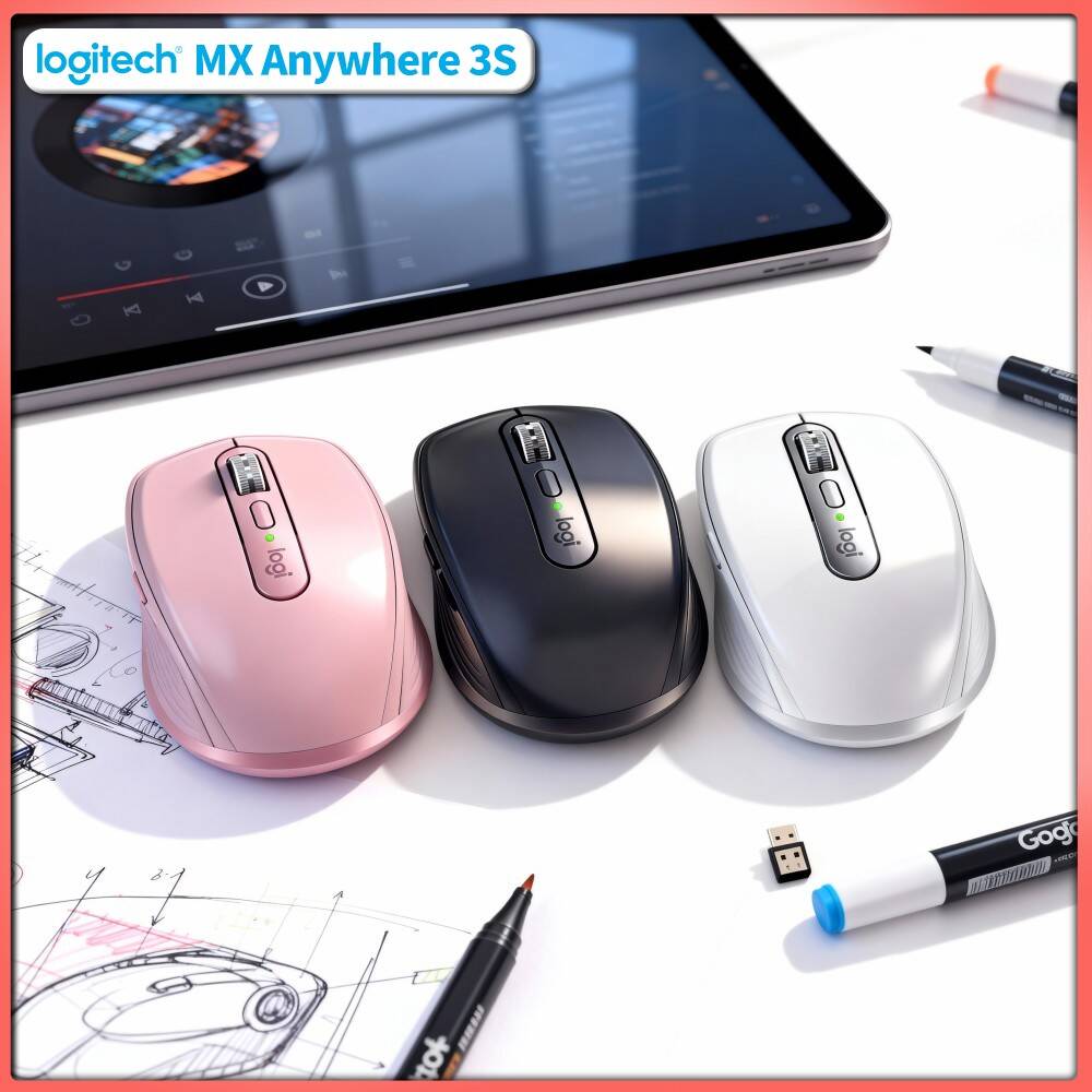 Home Office Freelancer - Wireless MX Anywhere 3S - Darkfield
