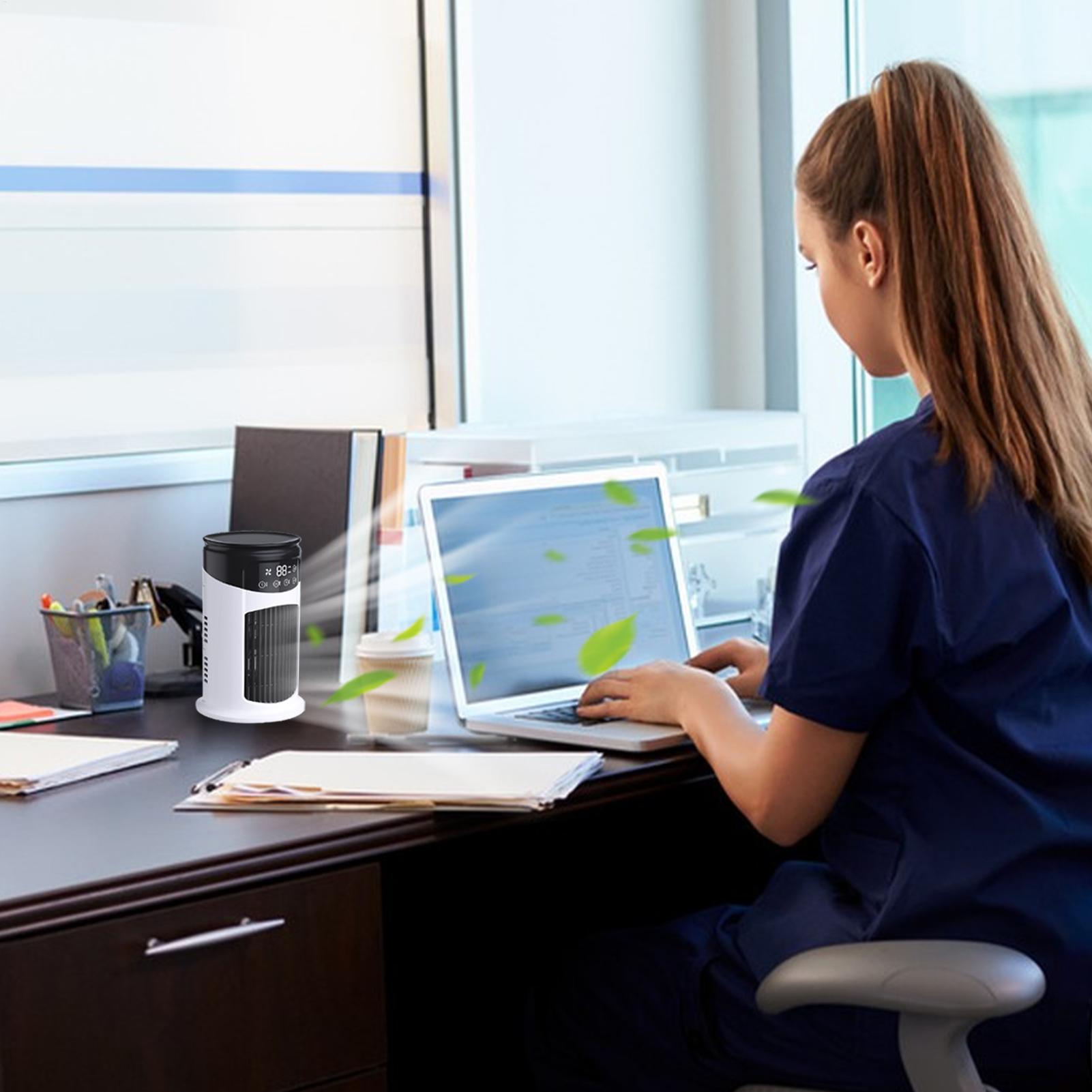 Portable Air Conditioner Fan 6 - đánh giá và giá Usb Desk Fan