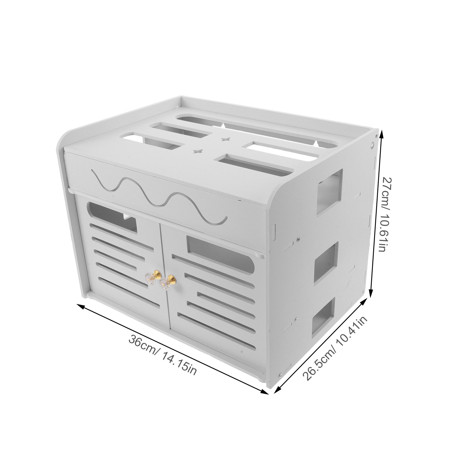 3 Layers WiFi Router Storage B - đánh giá và giá Cable Management Box