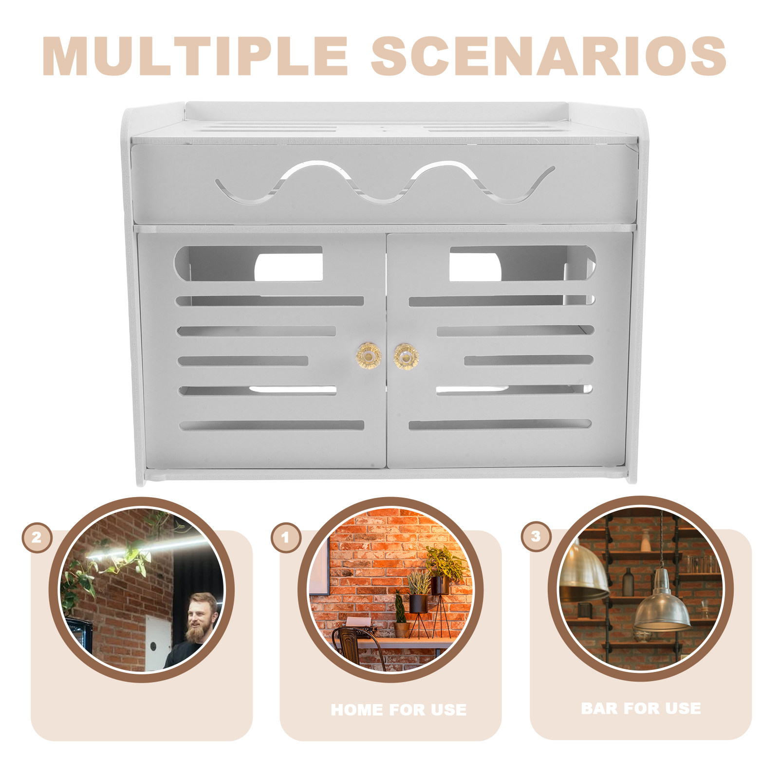 3 Layers WiFi Router Storage B - đánh giá và giá Cable Management Box