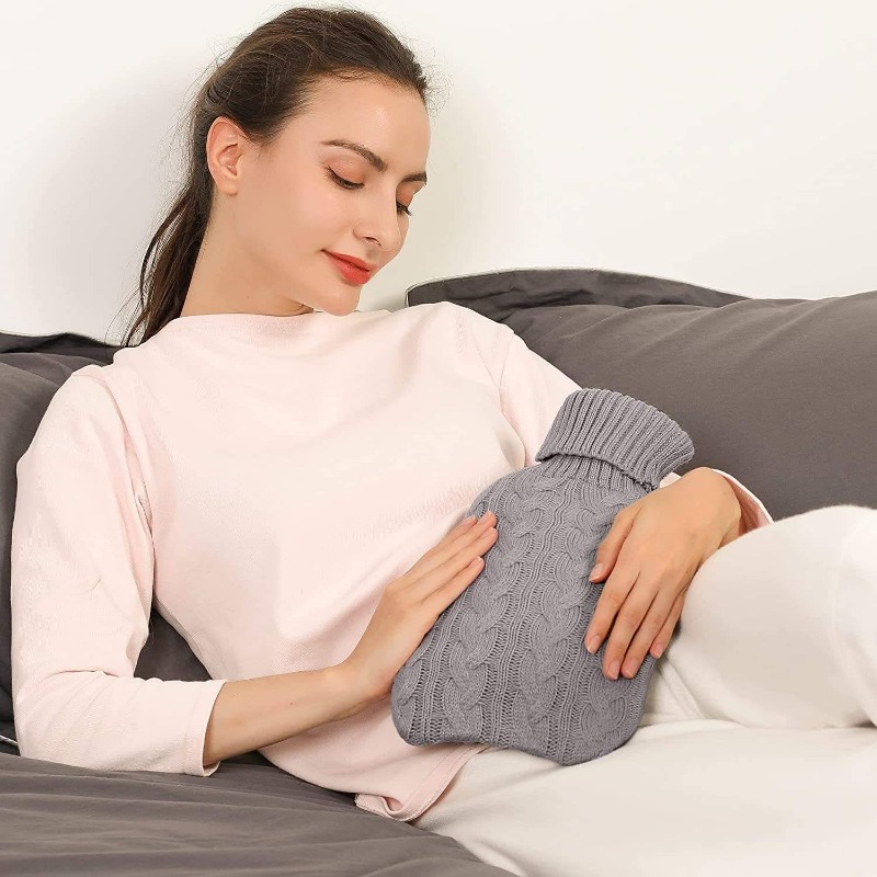 1pcsGray Hot Water Bottle Cove - đánh giá và giá Home Office Cozy