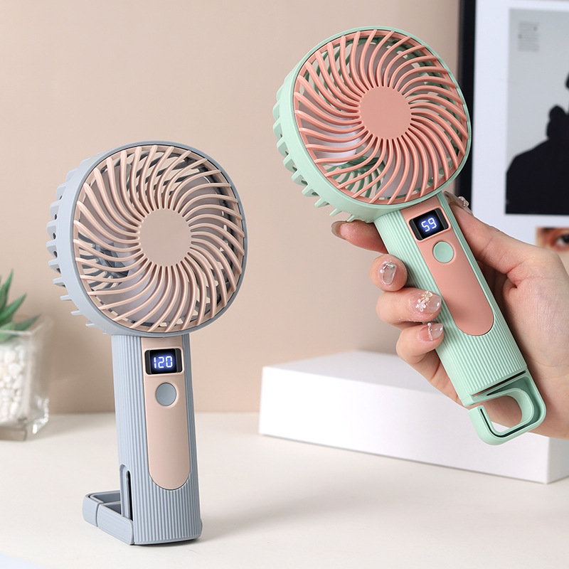 Mini Handheld Fan with Digital - đánh giá và giá Usb Desk Fan