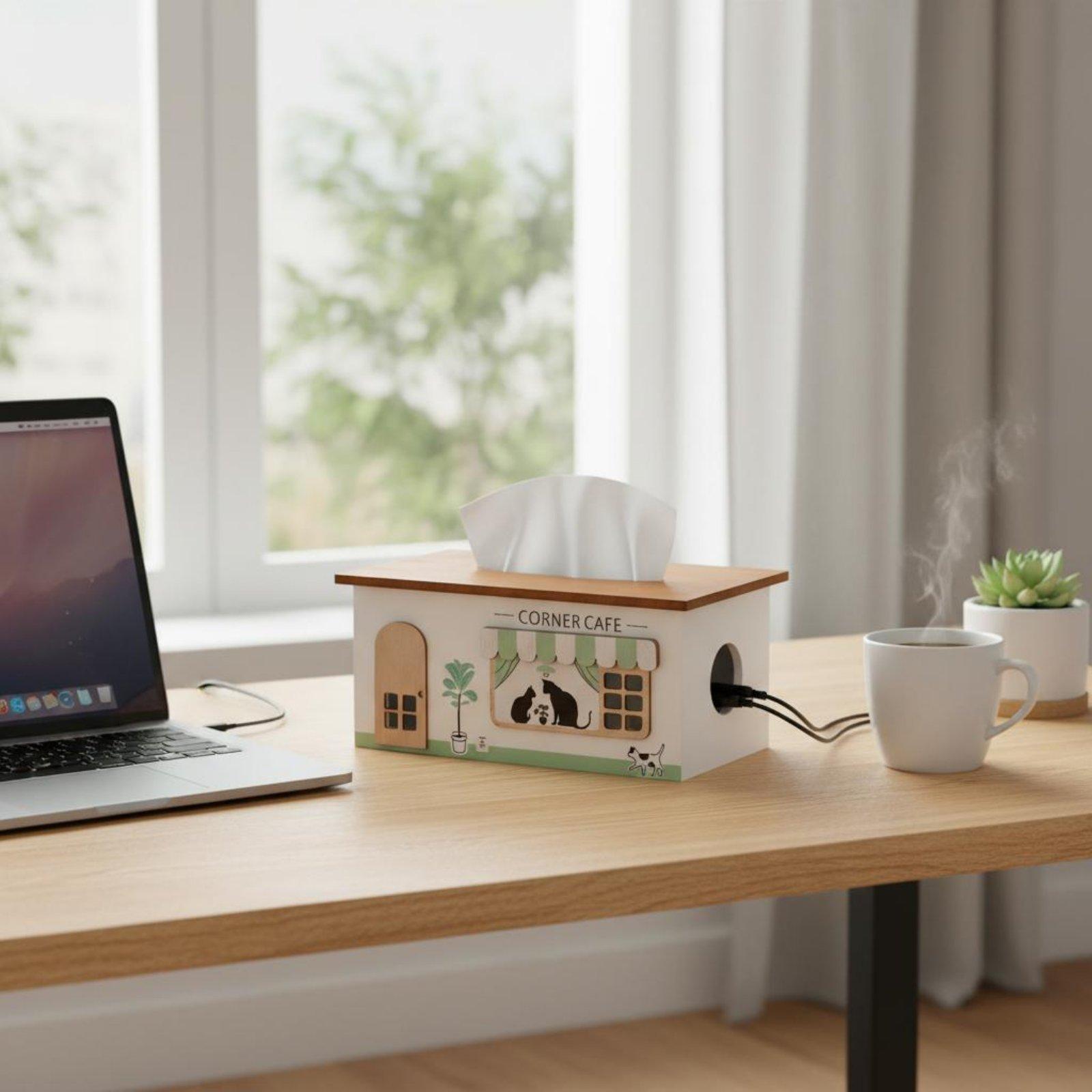 Wooden Cord Management Box Tid - đánh giá và giá Cable Management Box