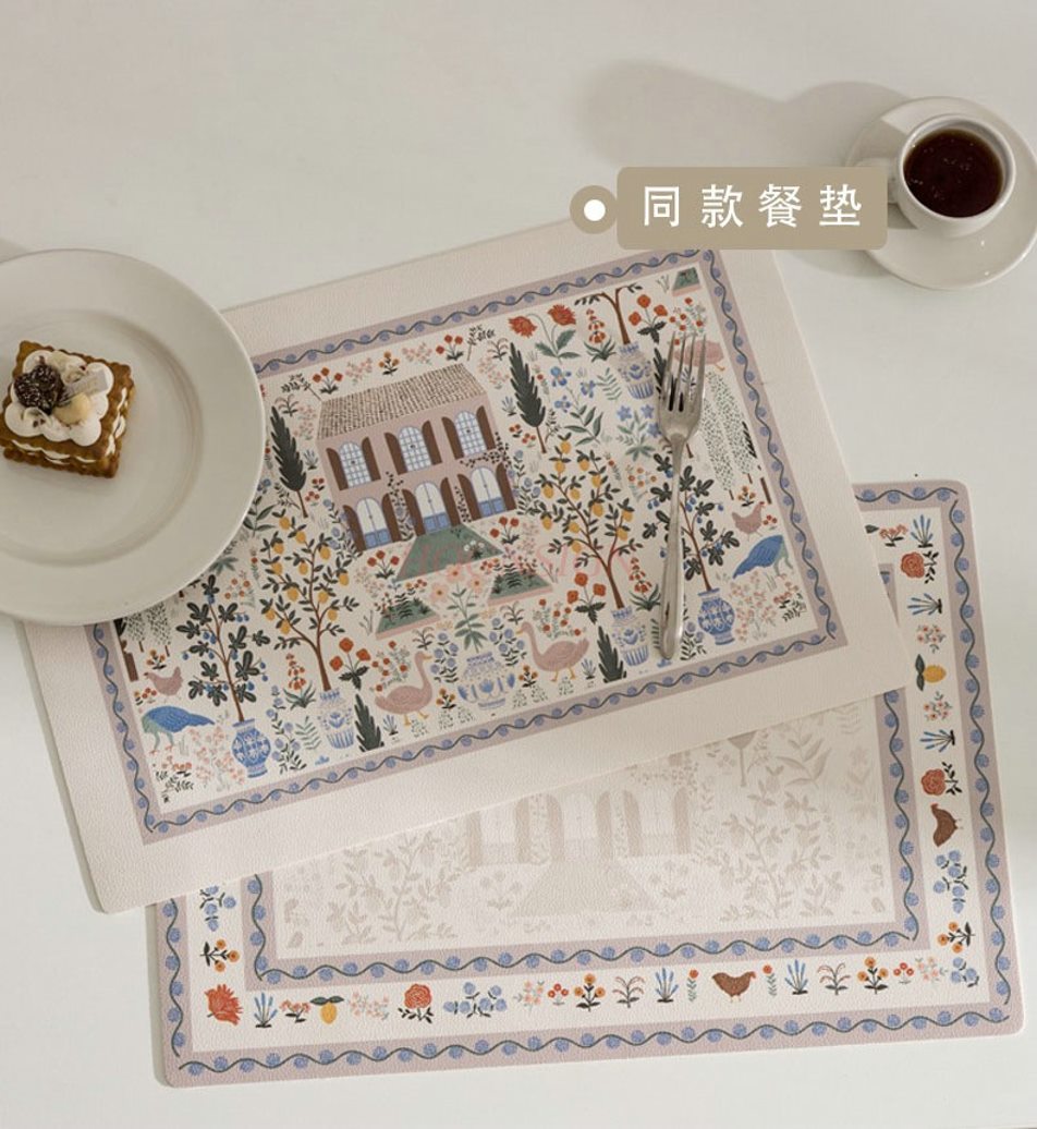 1pcs Middle aged pastoral leat - đánh giá và giá Desk Mat Leather