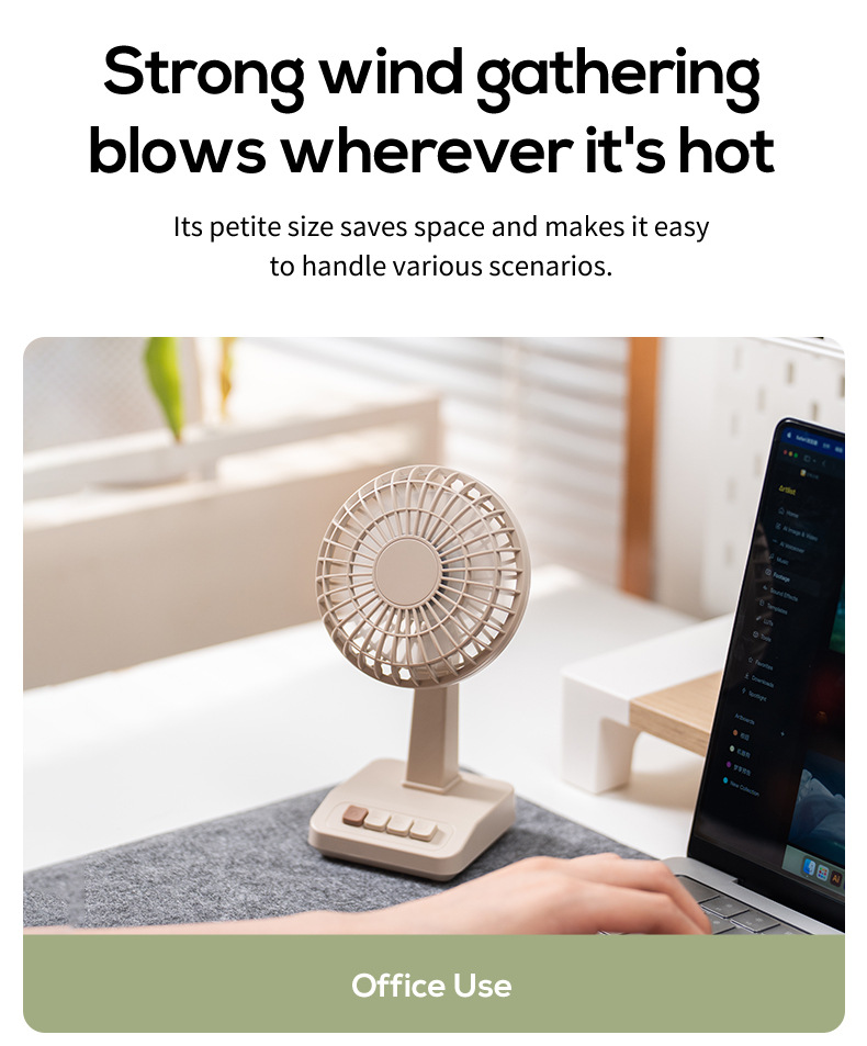 2026 New Retro Desktop Fan Por - đánh giá và giá Usb Desk Fan