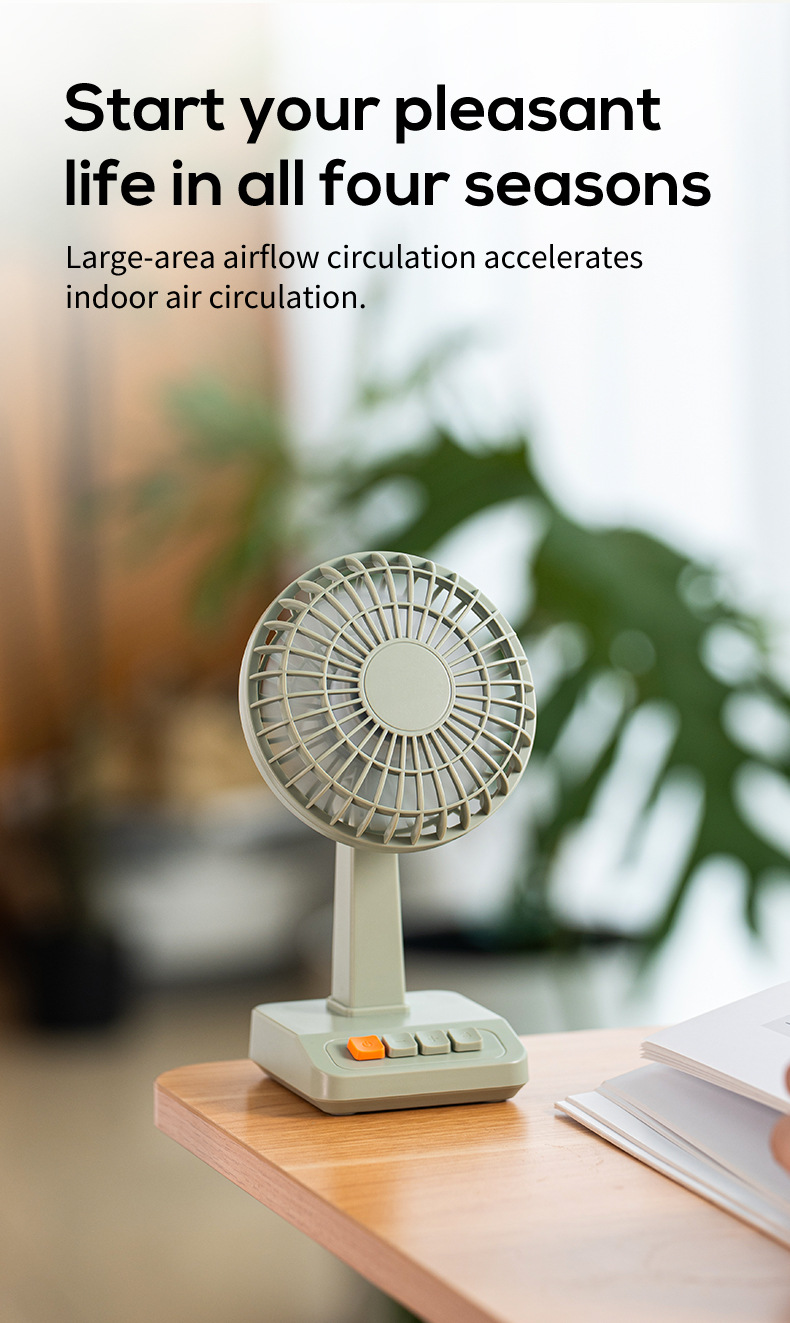 2026 New Retro Desktop Fan Por - đánh giá và giá Usb Desk Fan