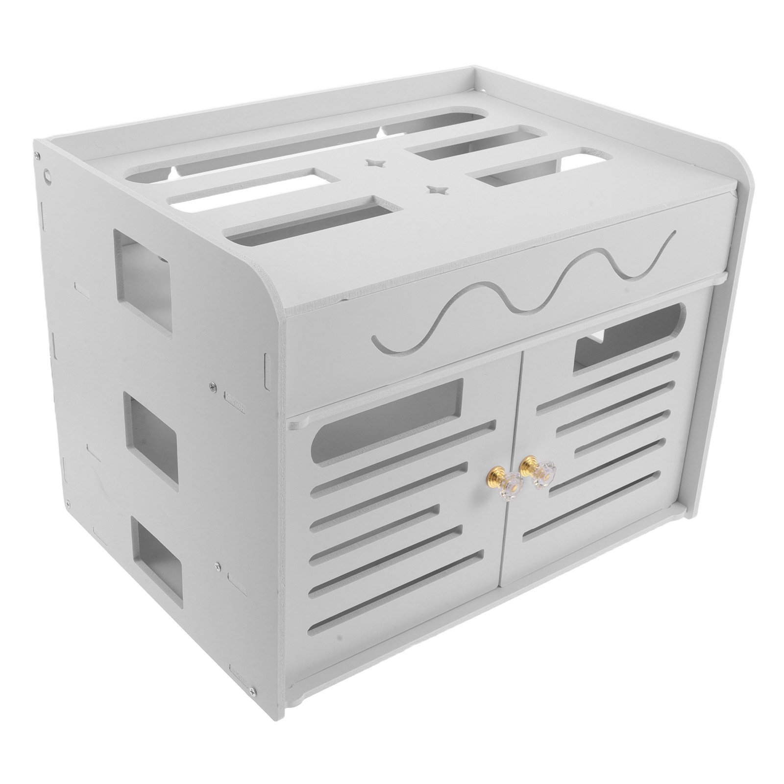 3-Layer WiFi Router Storage Bo - đánh giá và giá Cable Management Box