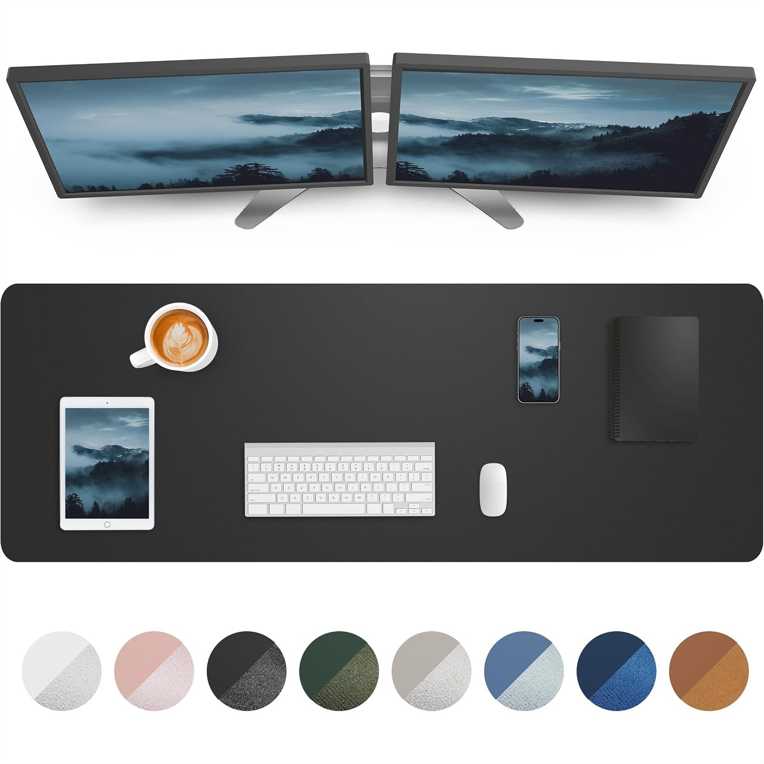 Large Desk Mat 55x17 inch Leat - đánh giá và giá Desk Mat Leather