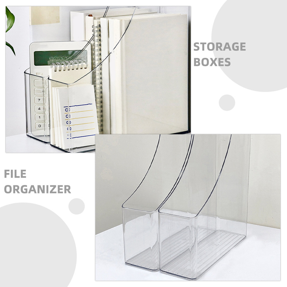 2Pcs Transparent File Organize - đánh giá và giá Home Office With Library