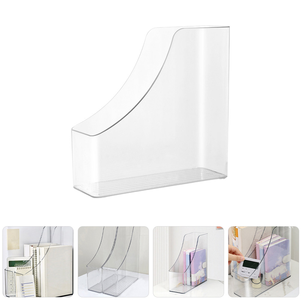 2Pcs Clear File Boxes Transpar - đánh giá và giá Home Office With Library