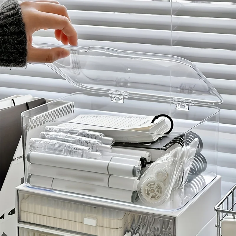 Acrylic Clear Storage Organize - đánh giá và giá Home Office Freelancer