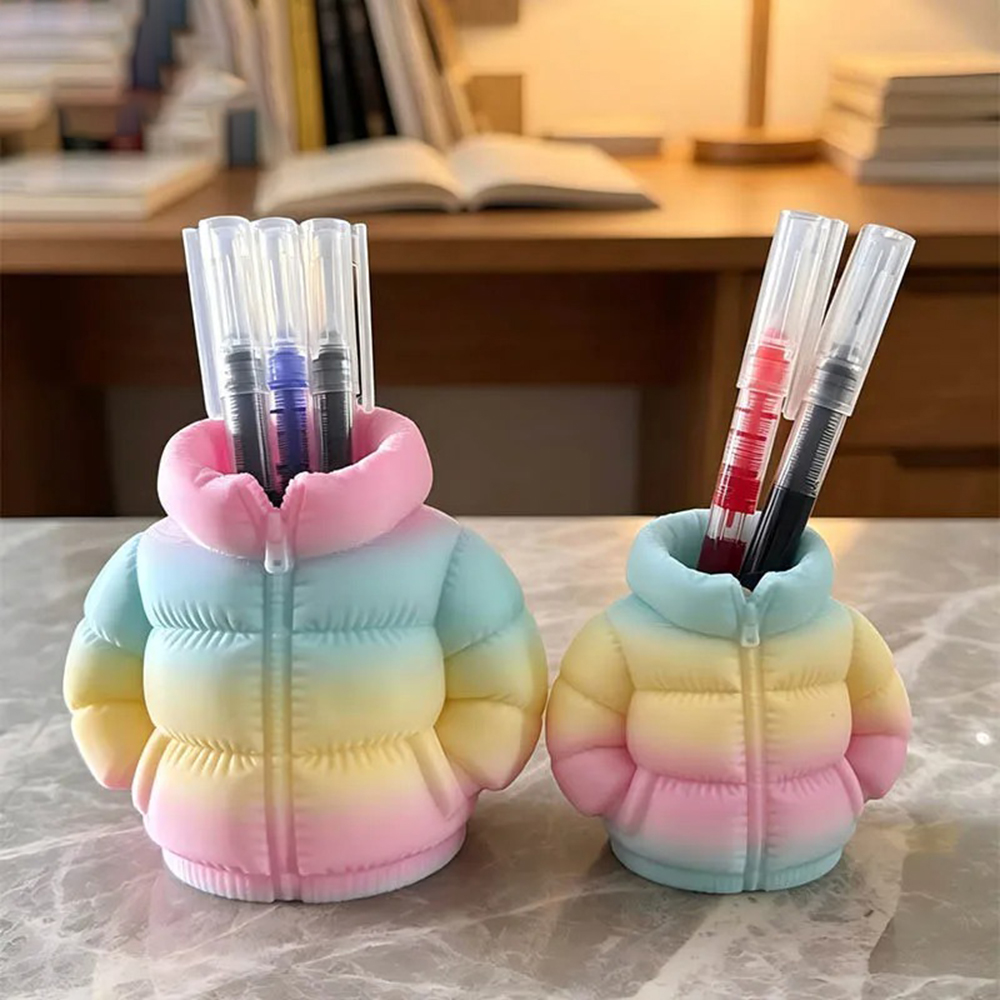 Down Jacket-Shaped Pen Holder  - đánh giá và giá Home Office Freelancer