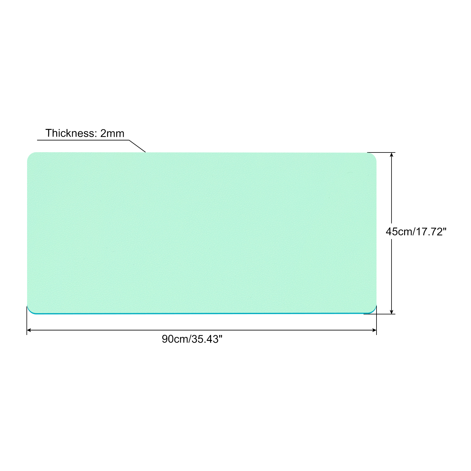 Office Desk Mat Protector PU L - đánh giá và giá Desk Mat Leather