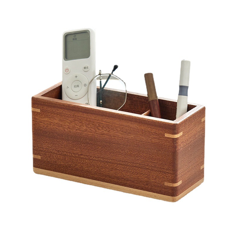 Wooden Desk Pen Holder Organiz - đánh giá và giá Home Office Freelancer