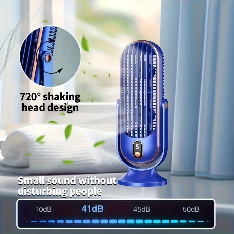 Portable USB Fan | 5 Speeds, 7 - đánh giá và giá Usb Desk Fan