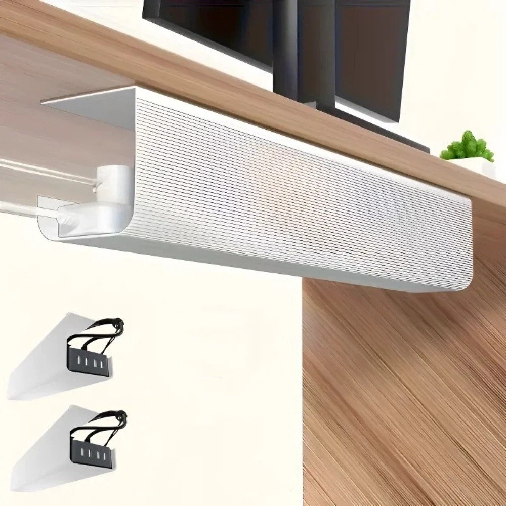 PVC Under Desk Cable Managemen - đánh giá và giá Cable Management Box
