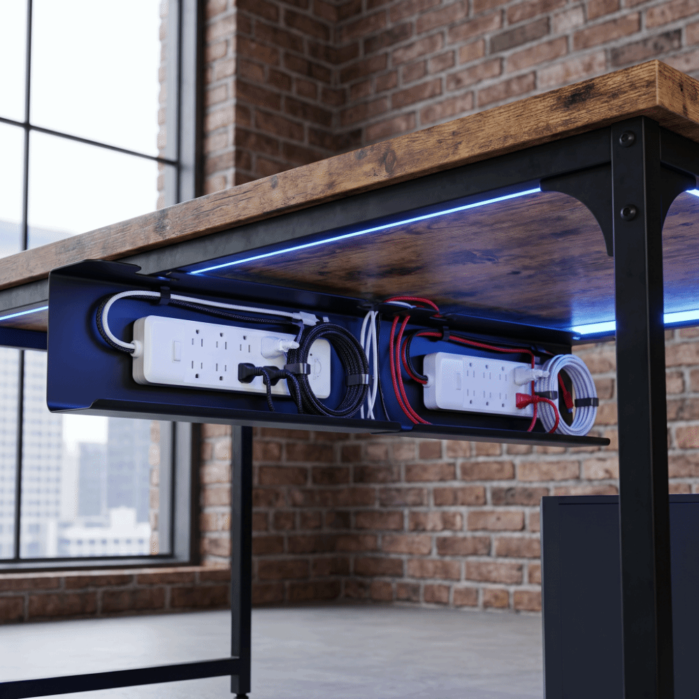 PVC Under Desk Cable Managemen - đánh giá và giá Cable Management Box