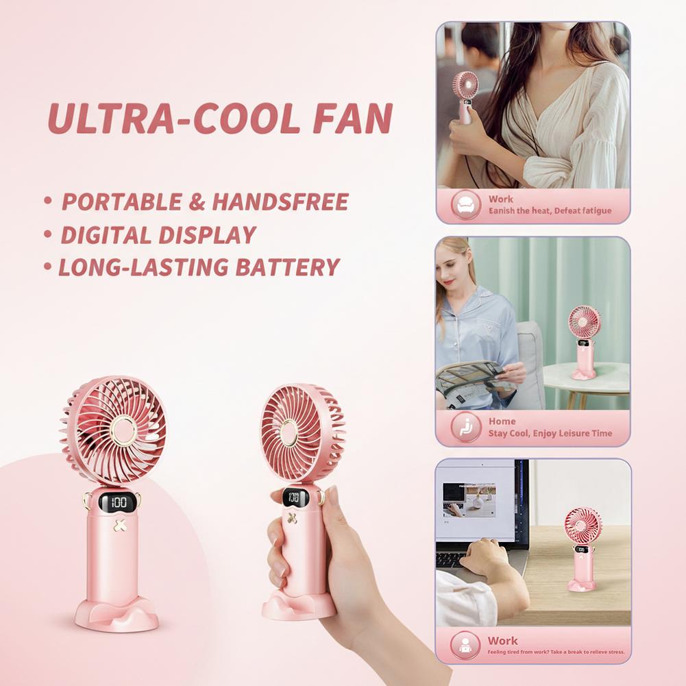 Portable Mini Fan With 6 Speed - đánh giá và giá Usb Desk Fan