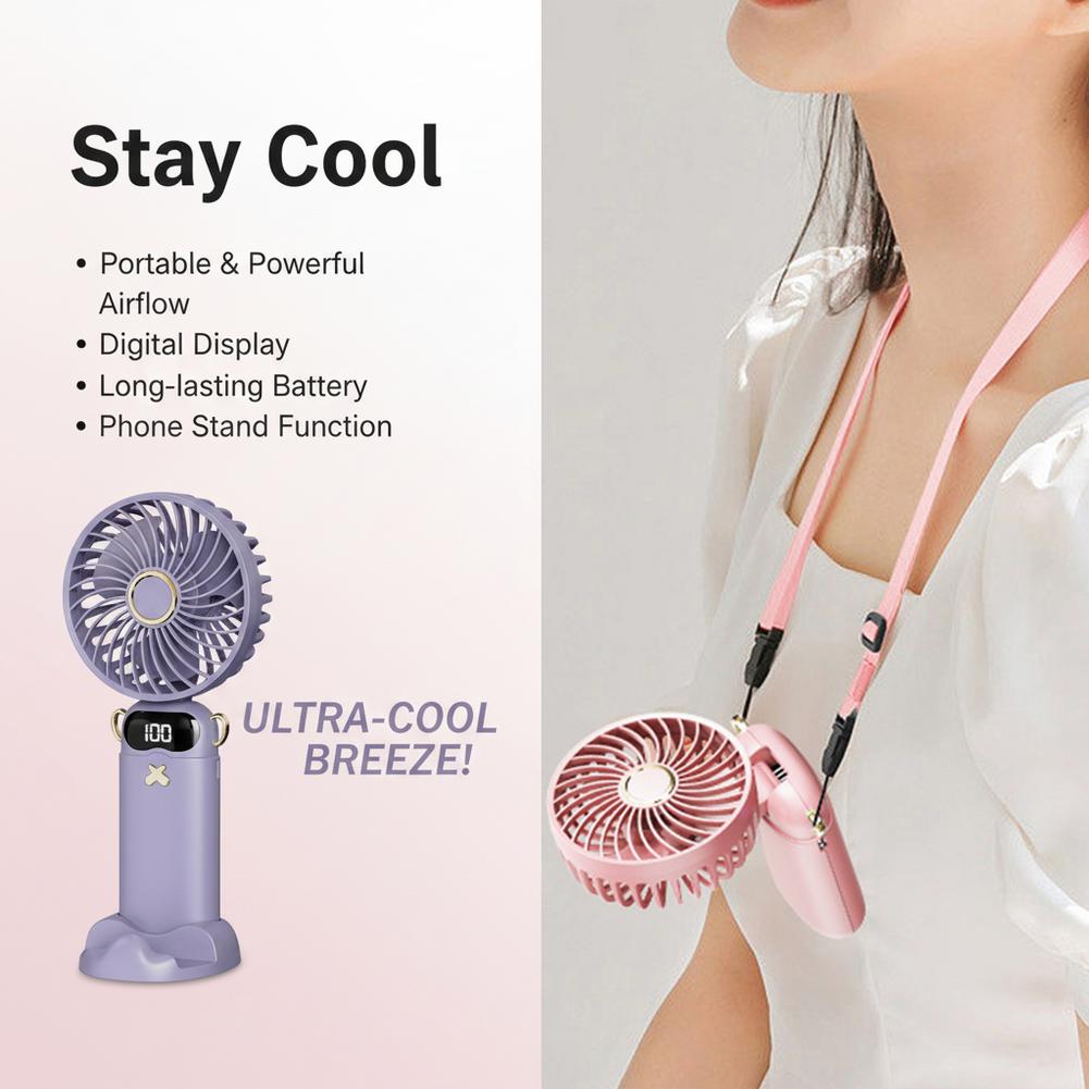 Portable Mini Fan With 6 Speed - đánh giá và giá Usb Desk Fan