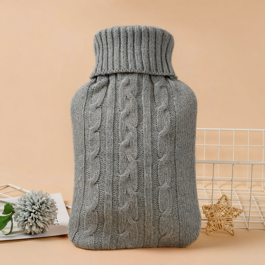 Gray Hot Water Bottle Cover -  - đánh giá và giá Home Office Cozy