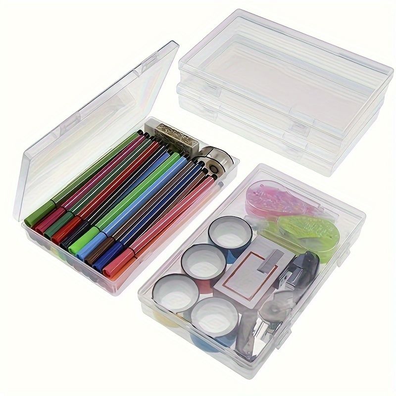 3pcs Transparent Stationery Bo - đánh giá và giá Home Office Freelancer