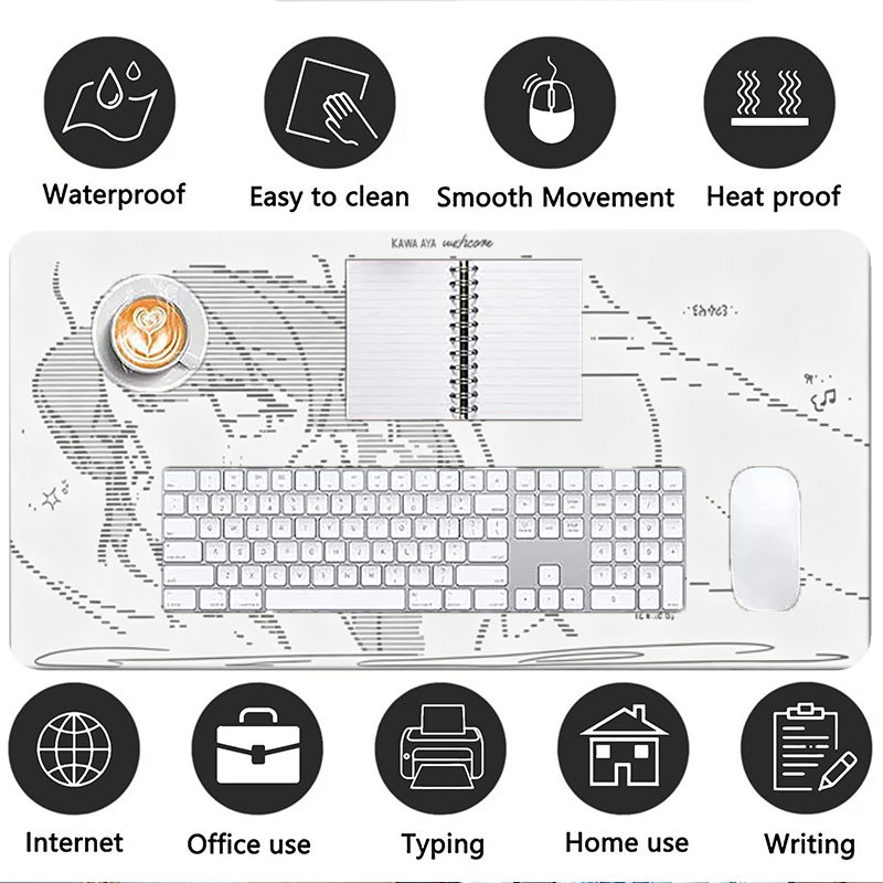 1Pcs Leather Mouse Pad Anime A - đánh giá và giá Desk Mat Leather